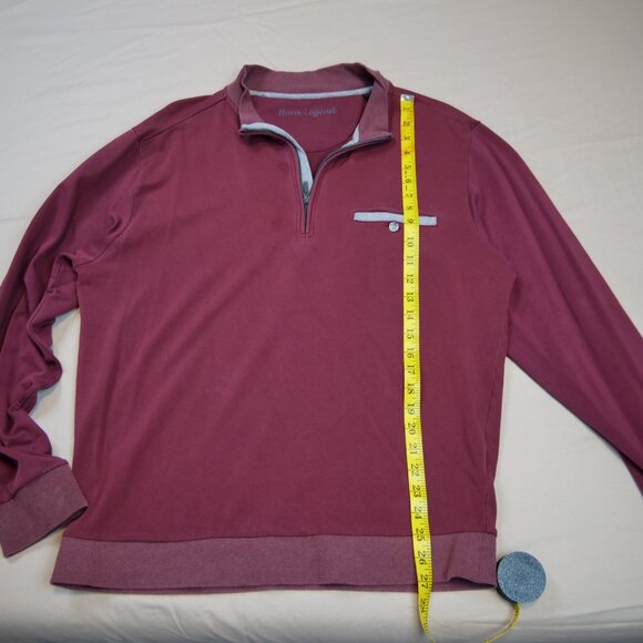 Horn Legend Maroon Quarter Zip - Picture 3 of 5